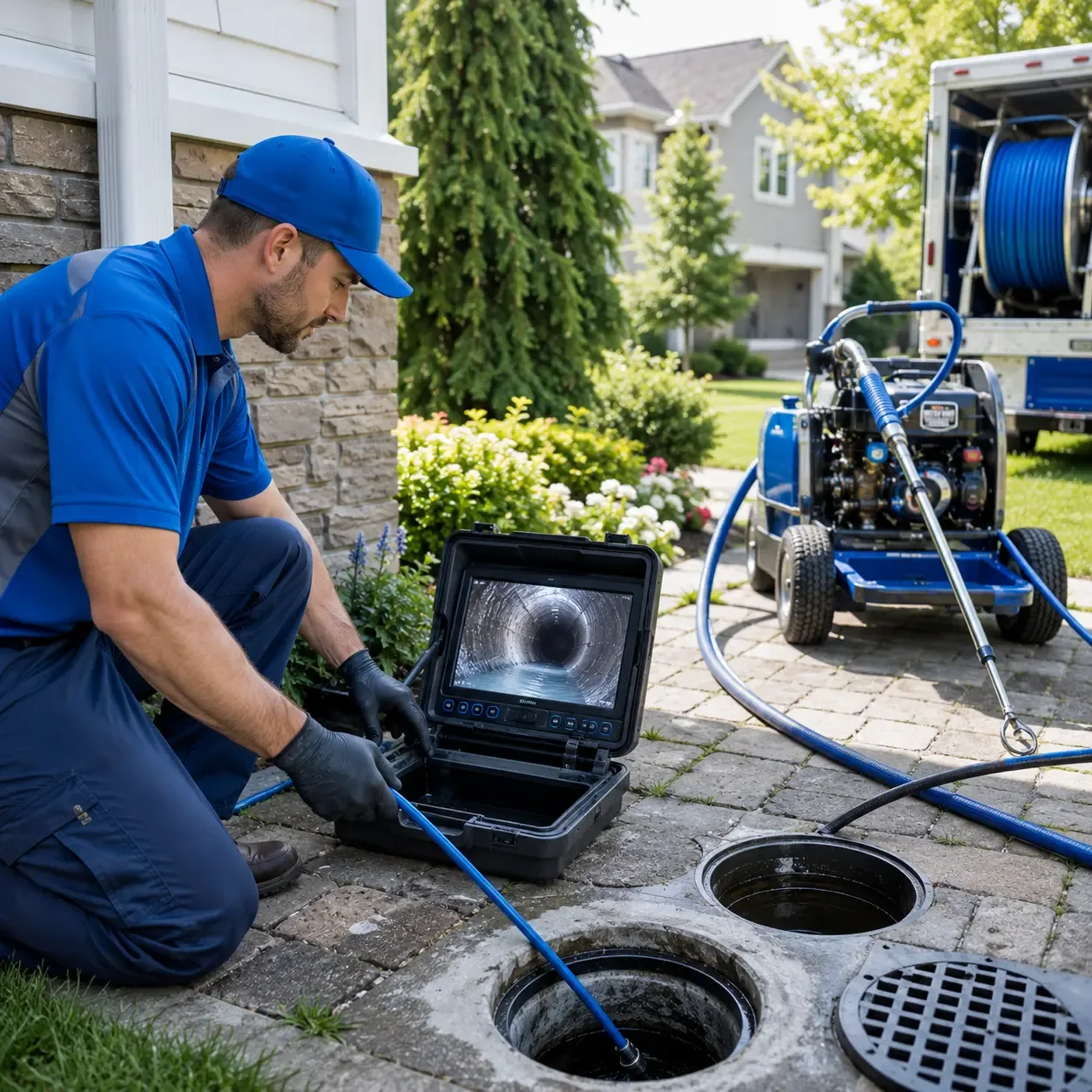 Outdoor drain cleaning professionals serving Saltillo, TN